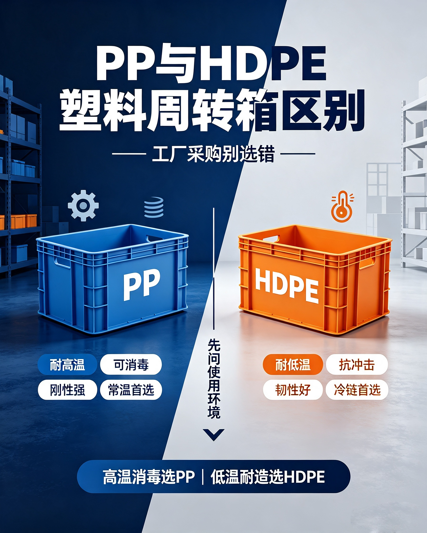 PP 与 HDPE 塑料